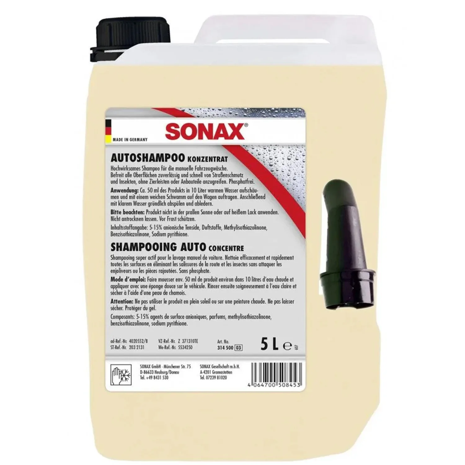 SONAX EXTREME GLOSS SHAMPO CONCENTRATE 5000 ML