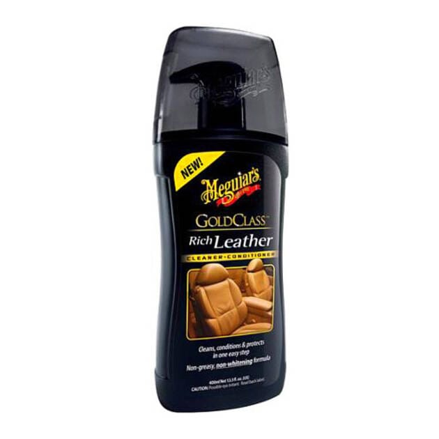 MEGUIAR'S GOLD CLASS RICH LEATHER CLEANER & CONDITIONER GEL - 413 ML