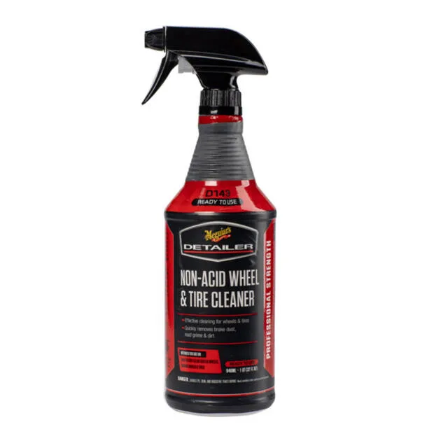 MEGUIAR'S NON ACID WHEEL & TIRE CLEANER - 945 ML