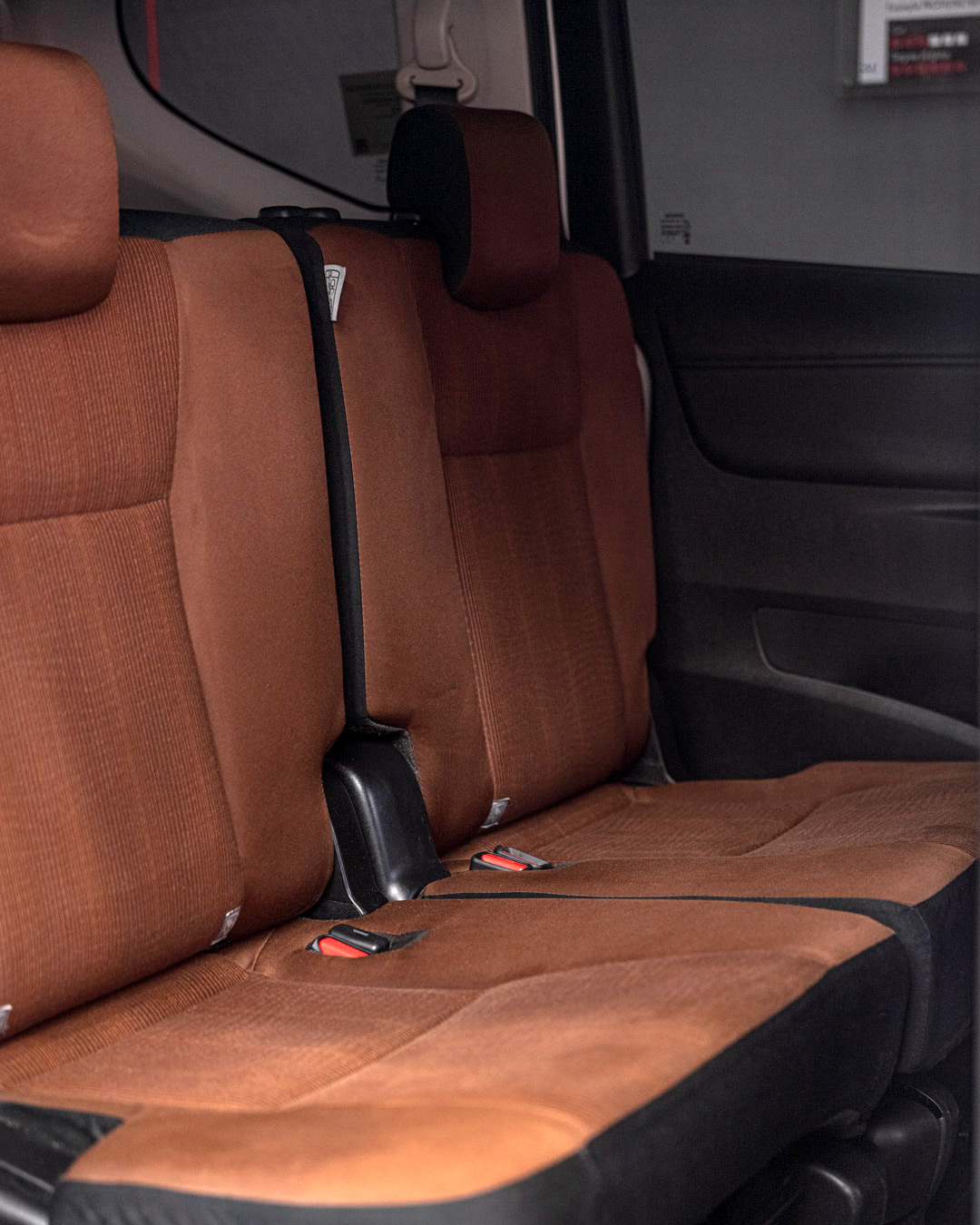Hasil Interior Coating mobil di Berlinautocare menggunakan SONAX Made in Germany untuk melindungi material interior.